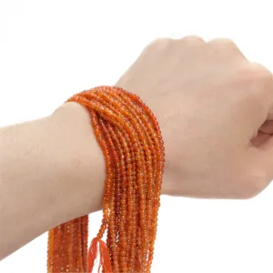 Carnelian 3mm Smooth Rounds