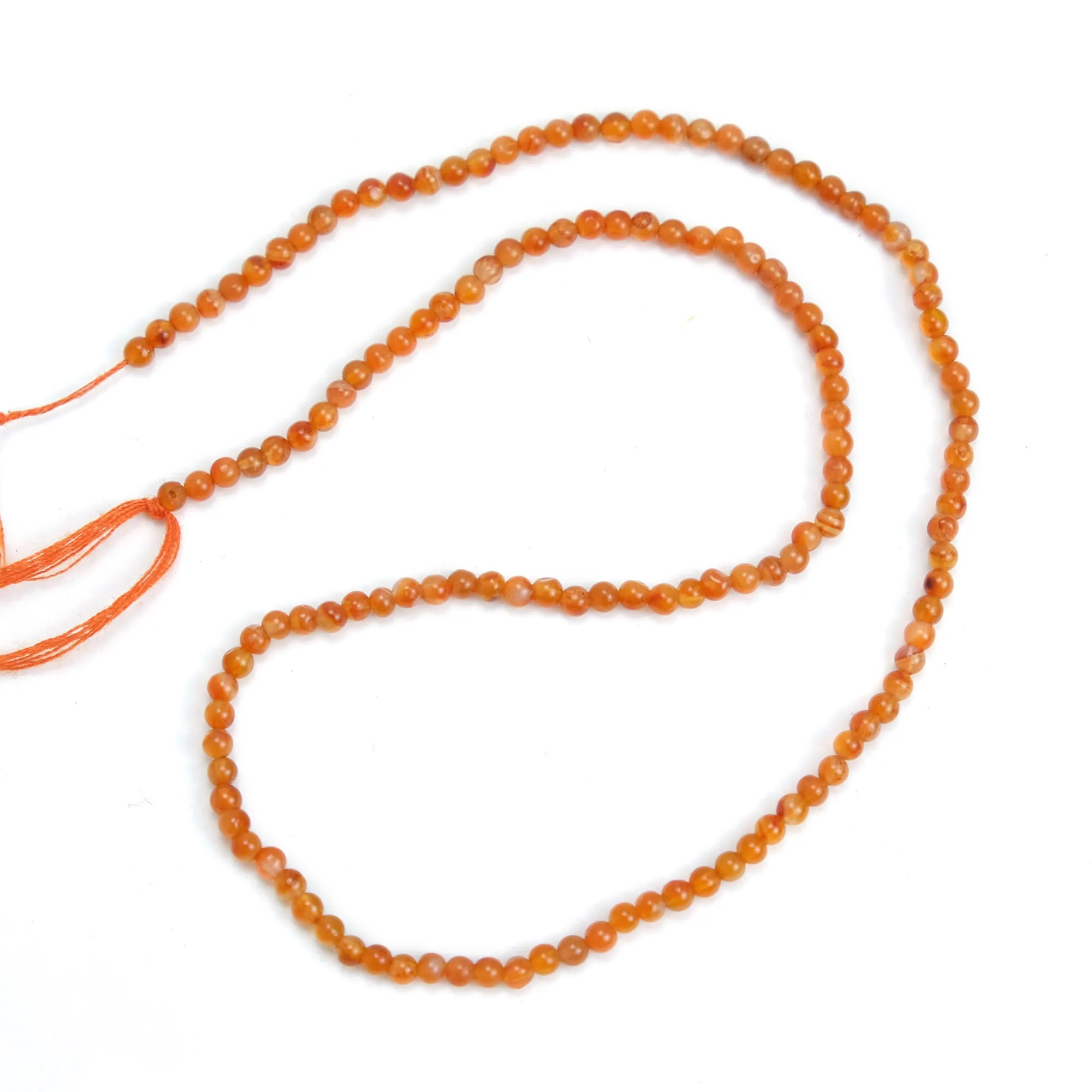 Carnelian 3mm Smooth Rounds