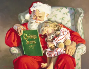 CC1013 Christmas Stories - Unframed Canvas Giclee 11" X 14"