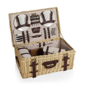 Charleston Picnic Basket, Light Willow