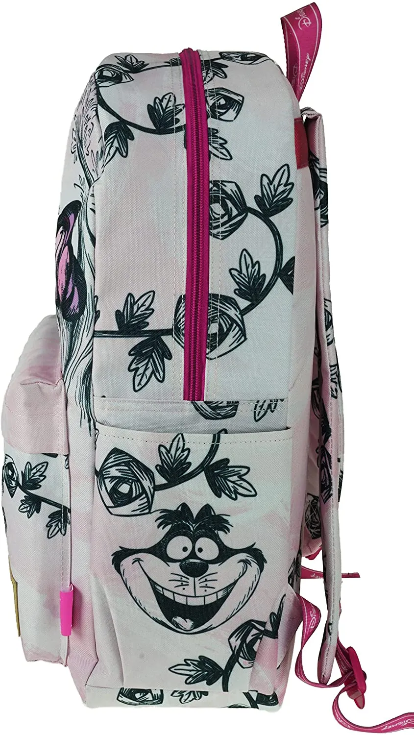 Classic Disney Cheshire Cat Backpack with Laptop Compartment for School