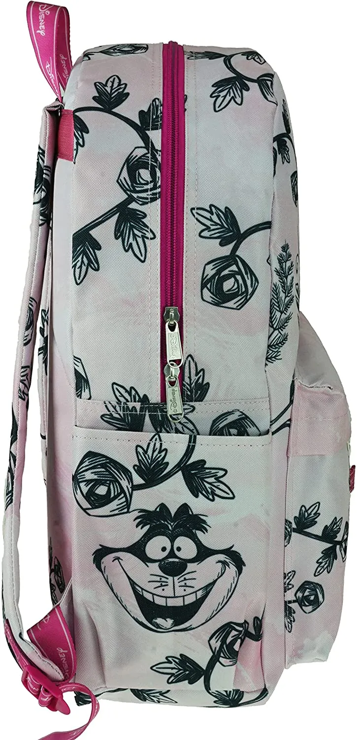 Classic Disney Cheshire Cat Backpack with Laptop Compartment for School