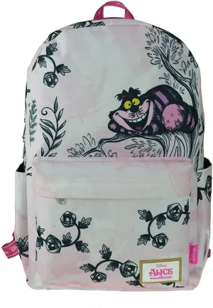 Classic Disney Cheshire Cat Backpack with Laptop Compartment for School