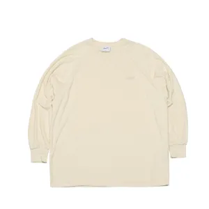 CLASSIC LOGO TERRY LONG SLEEVE CREAM