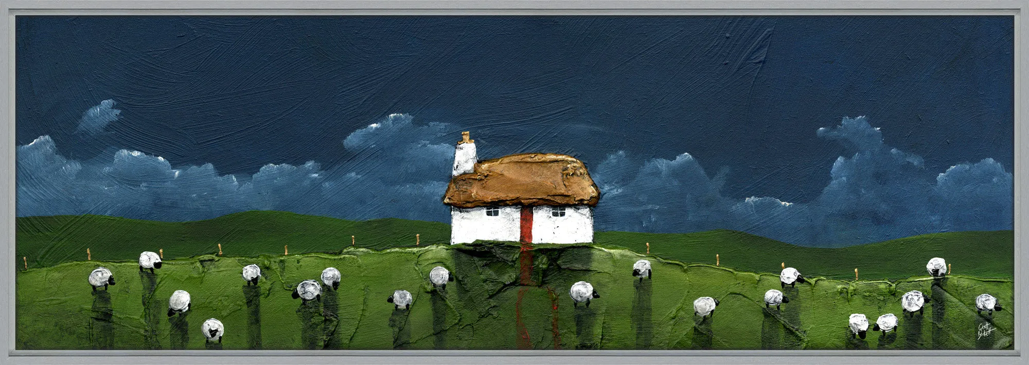 Cloudy Gathering By Geoff Beckett