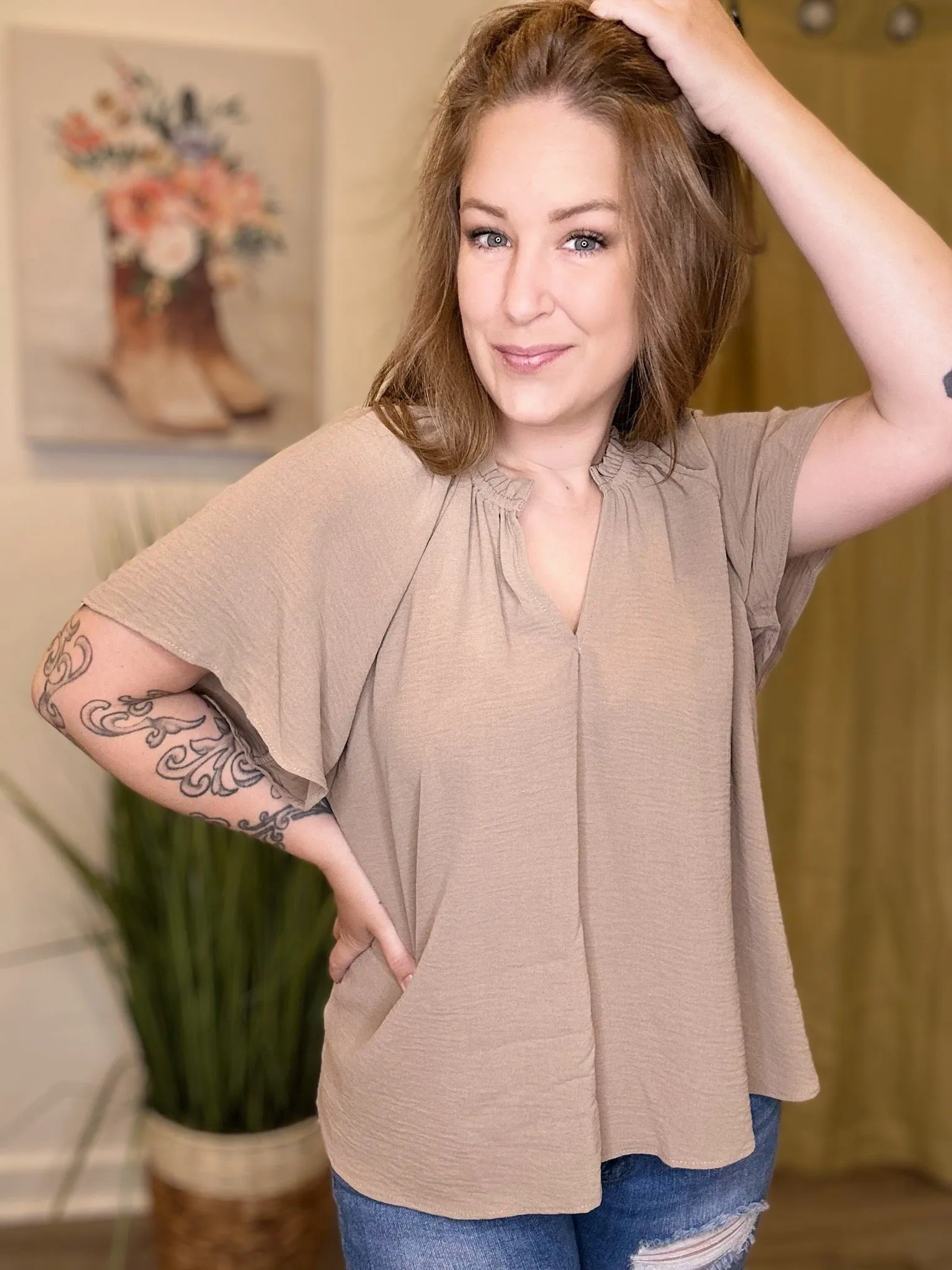 Coco Short Sleeve Milano Top