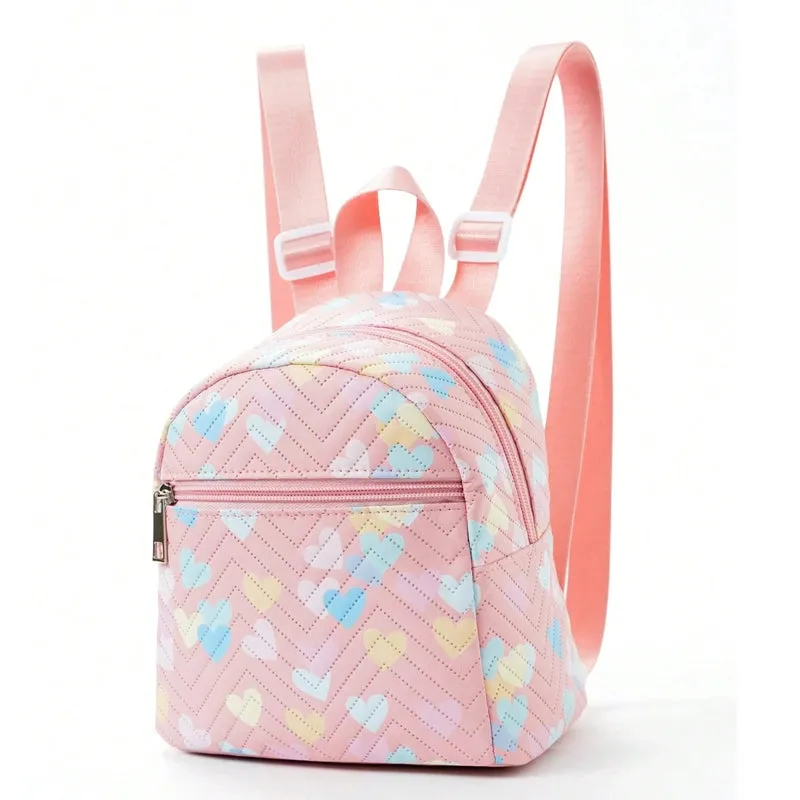Color Block Casual Daily Kids Backpack