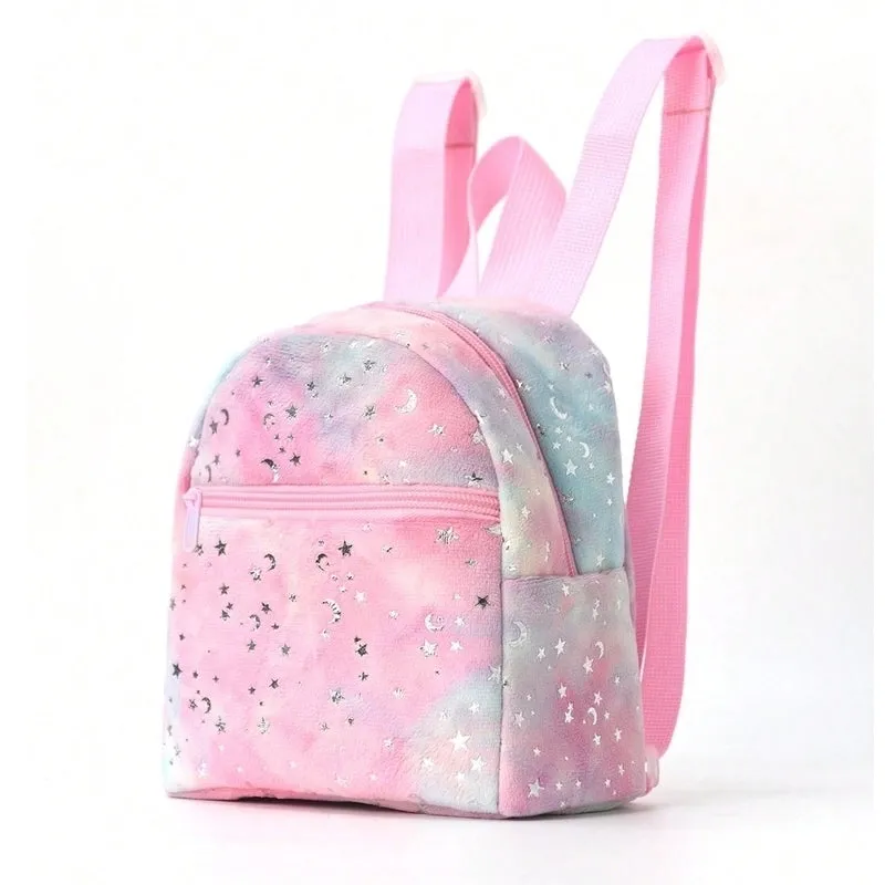 Color Block Casual Daily Kids Backpack