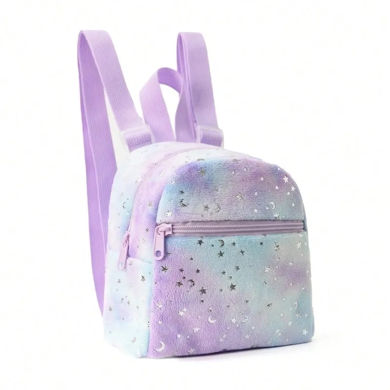 Color Block Casual Daily Kids Backpack