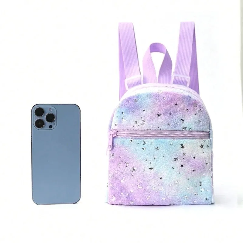 Color Block Casual Daily Kids Backpack