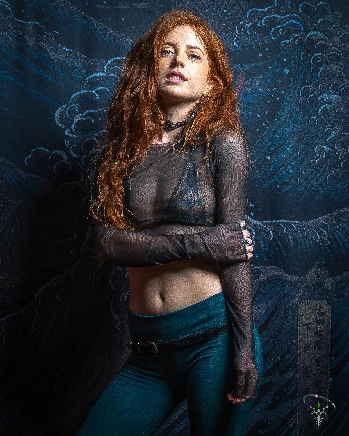 Crop-Top Woman / Longsleeve Soft Mesh - DIRTY SANDOKAN
