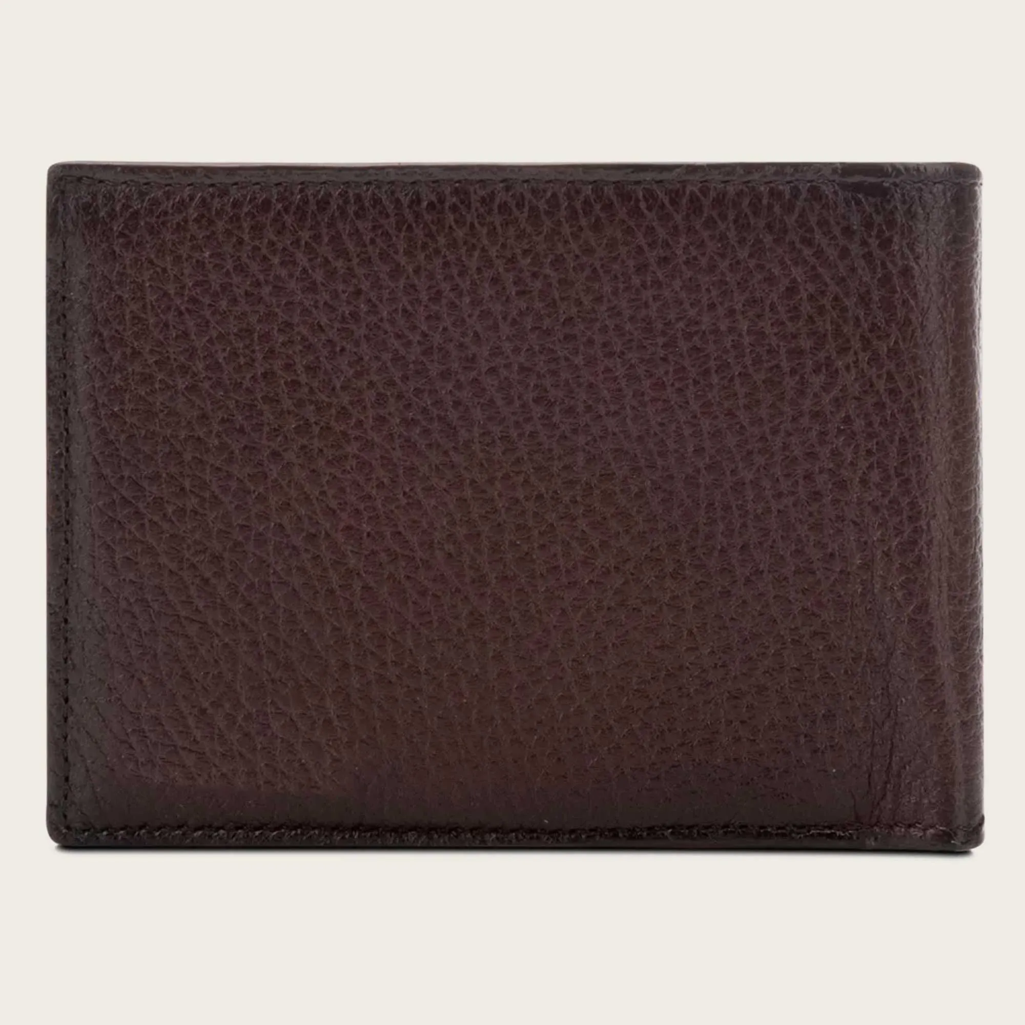 Cuadra Brown Deer Stitching Wallet