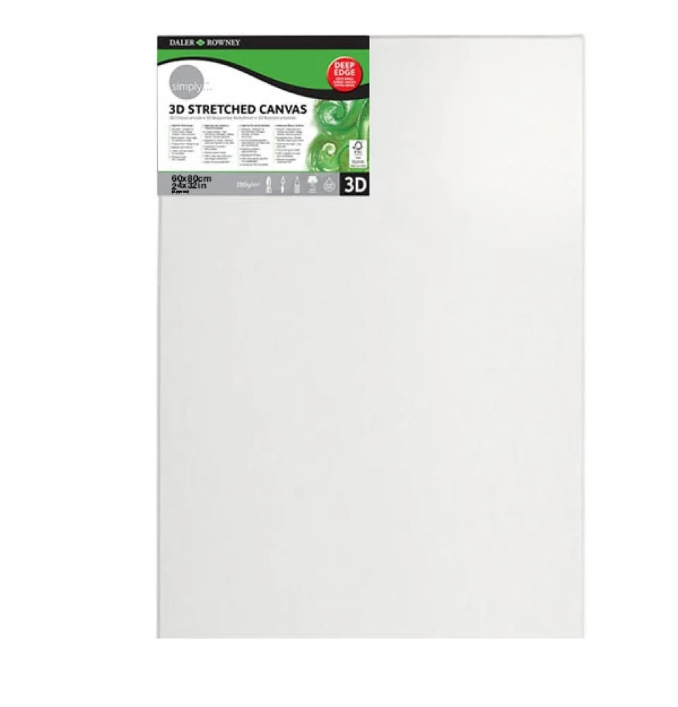 DALER-ROWNEY - SIMPLY CANVAS 3D - 60X 80CM / 24X32 inches