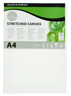 Daler Rowney Simply Stretched Canvas 21*29.7cm/A4