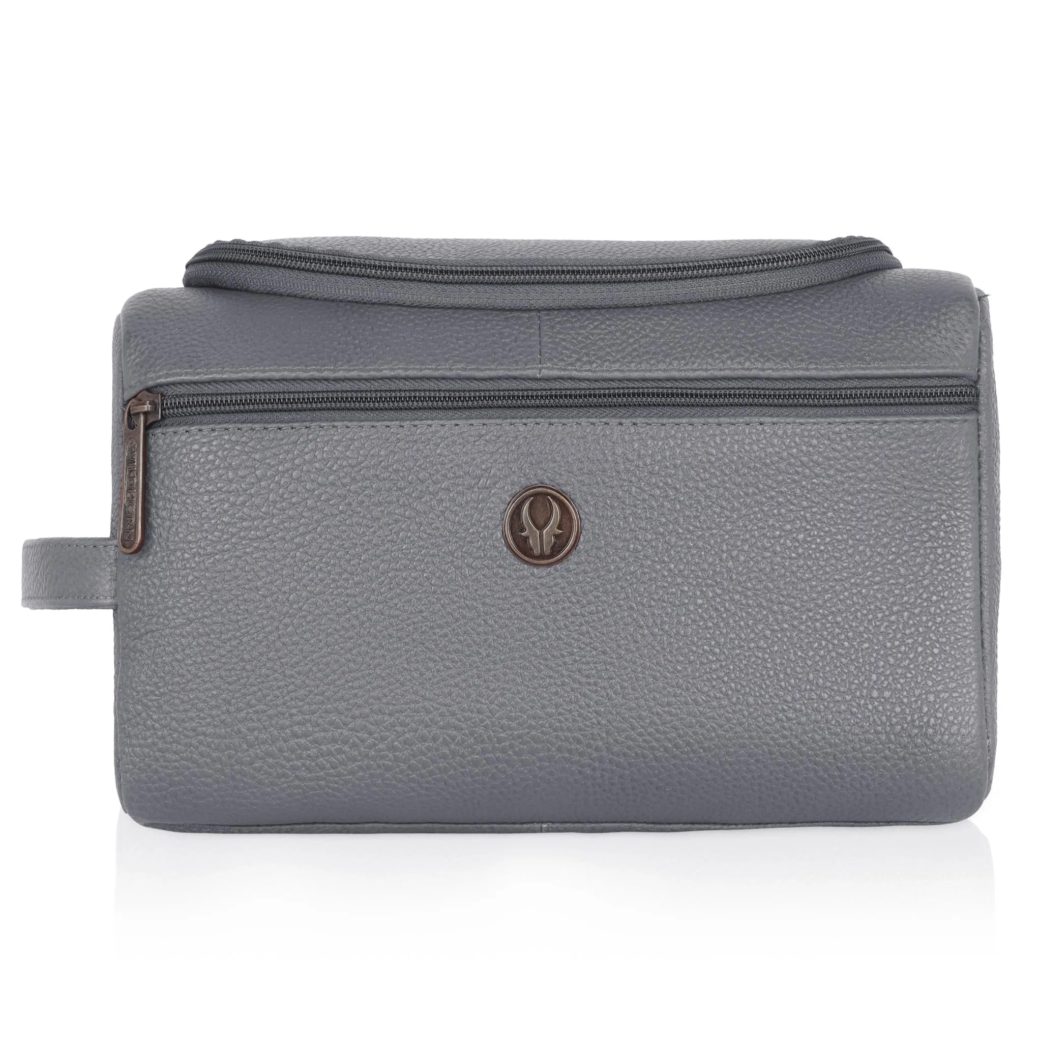 DELTA Leather Toiletry Bag For Men & Women