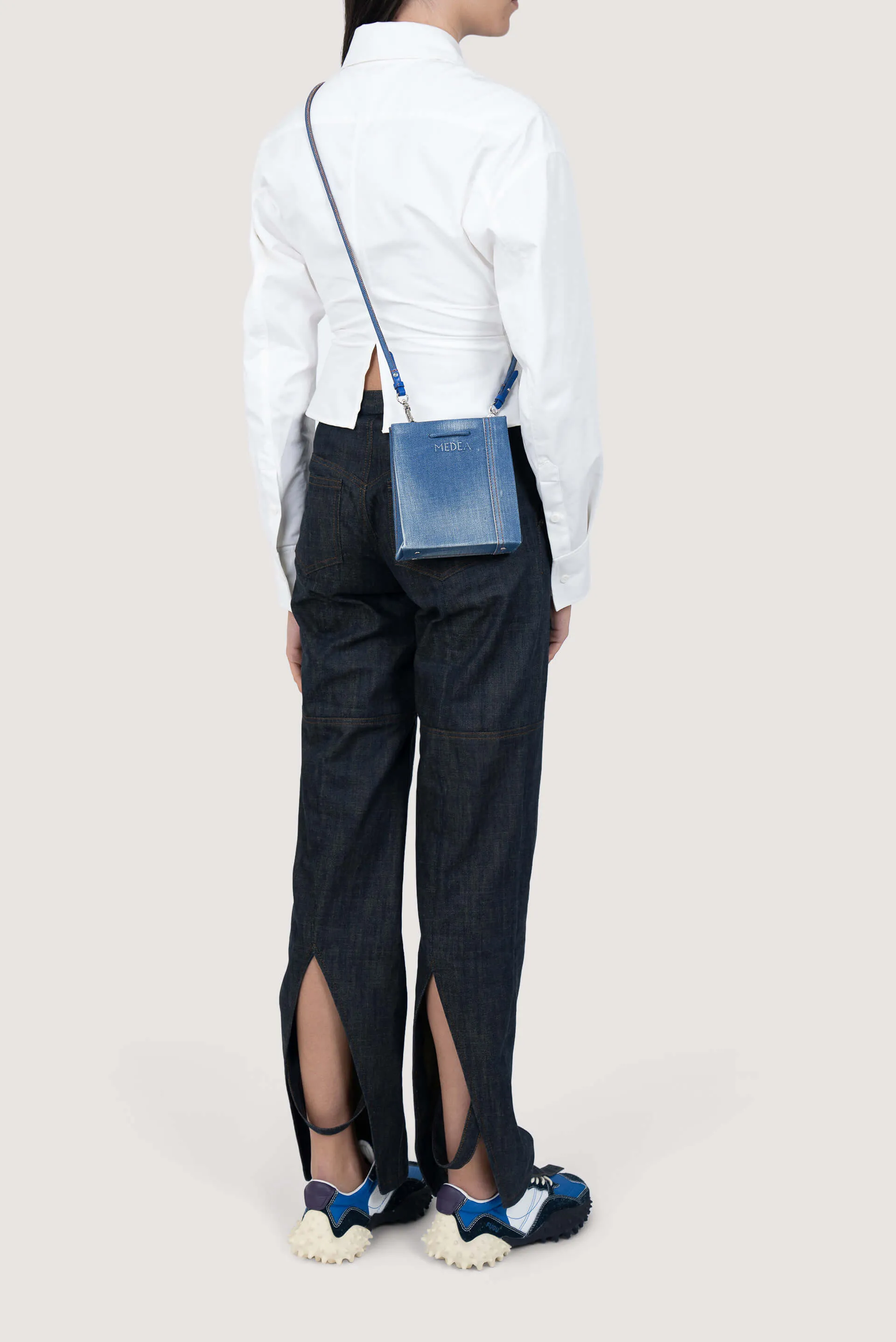 Denim Logo Tote Bag