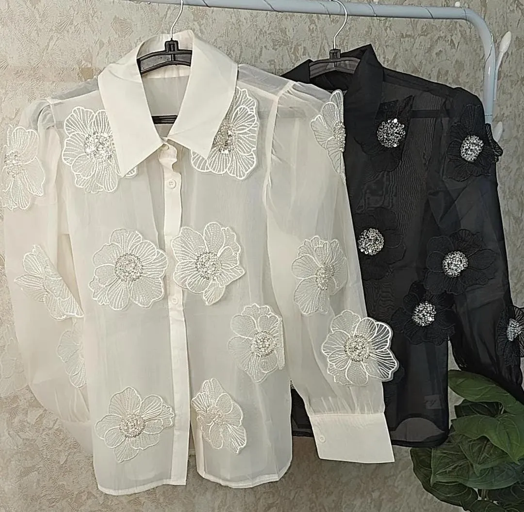 Designer flower shirt