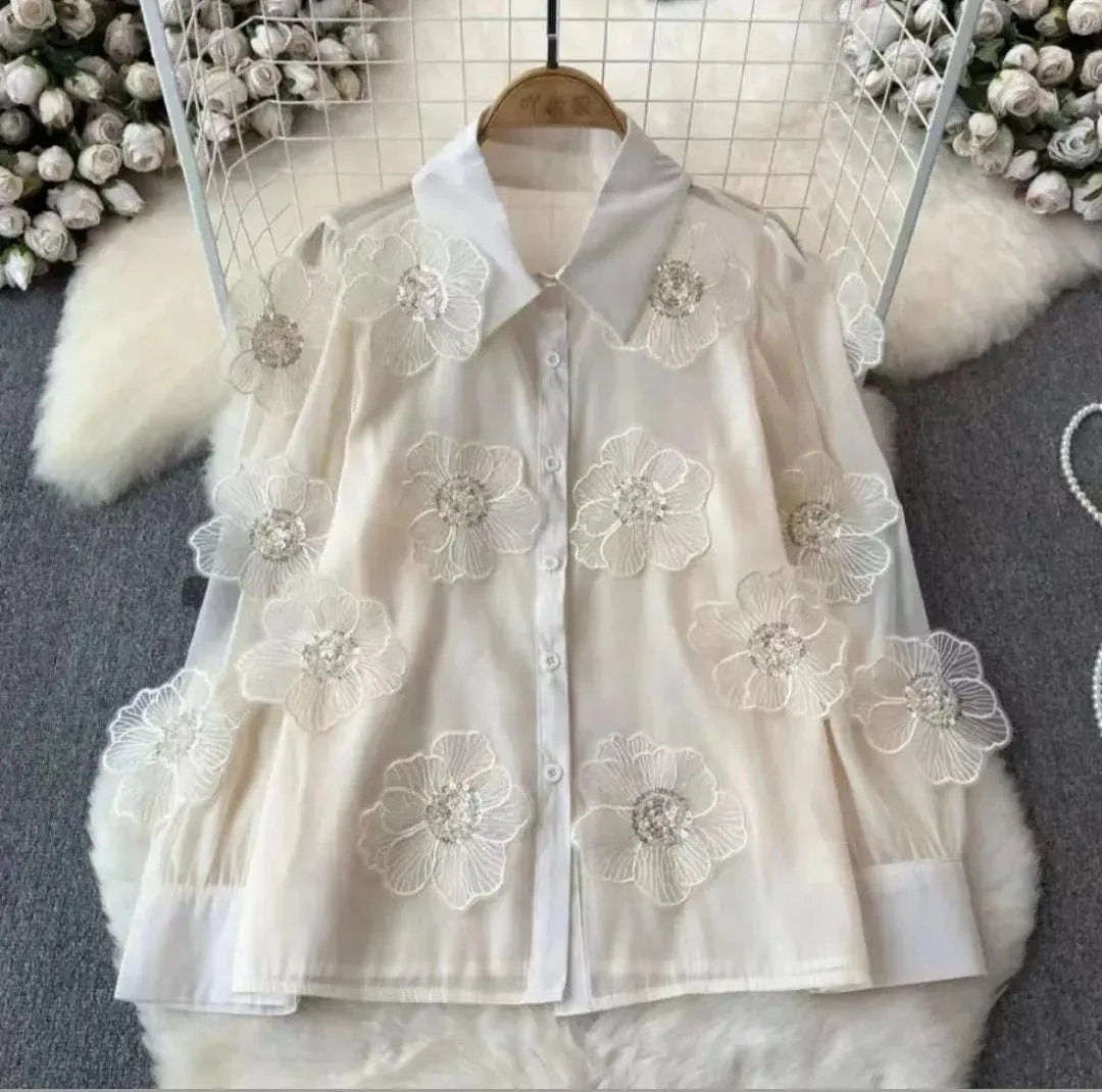 Designer flower shirt