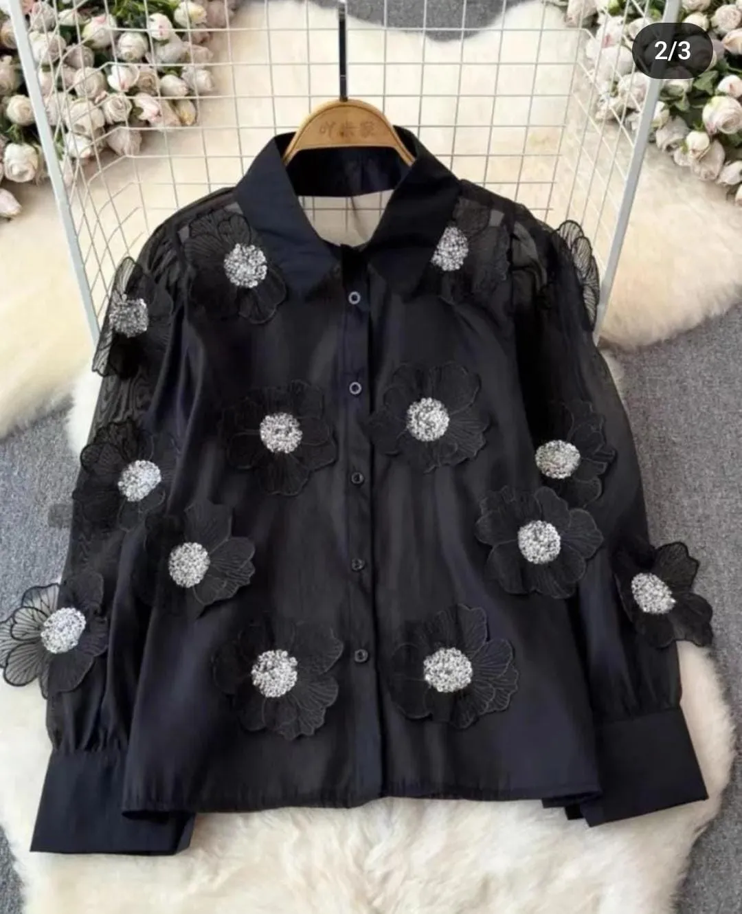 Designer flower shirt