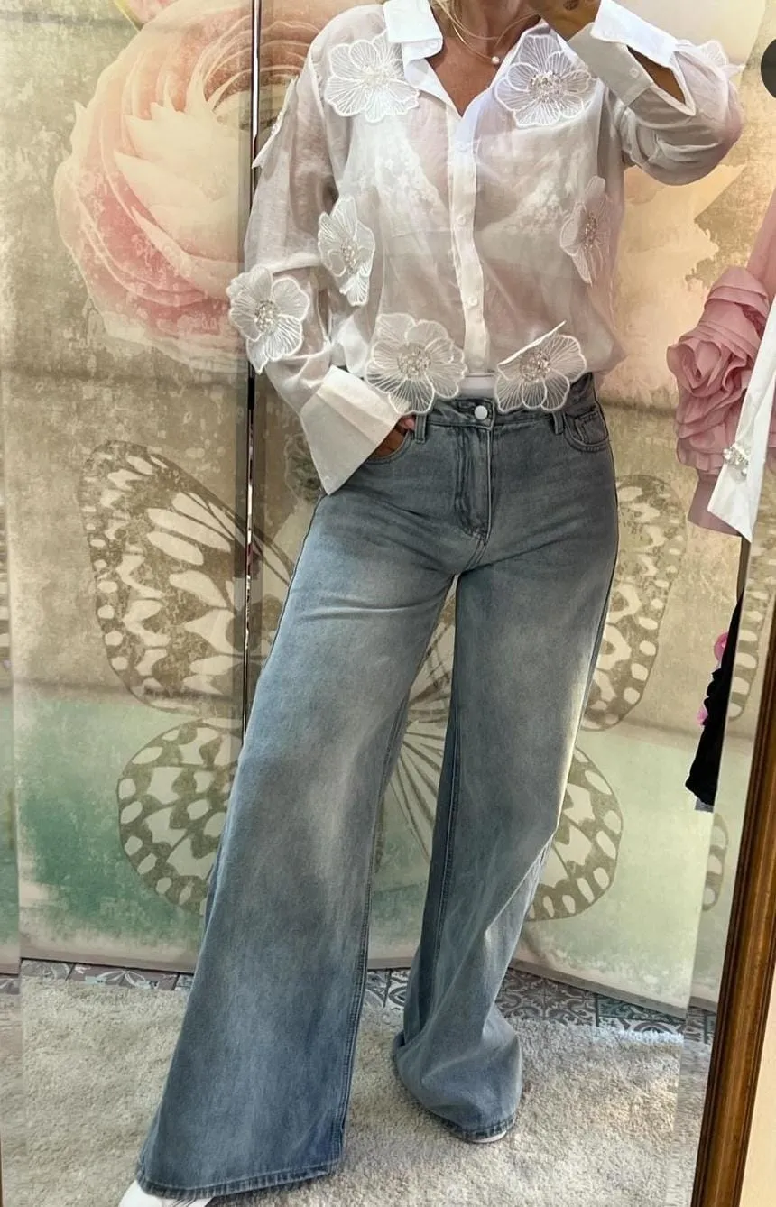 Designer flower shirt