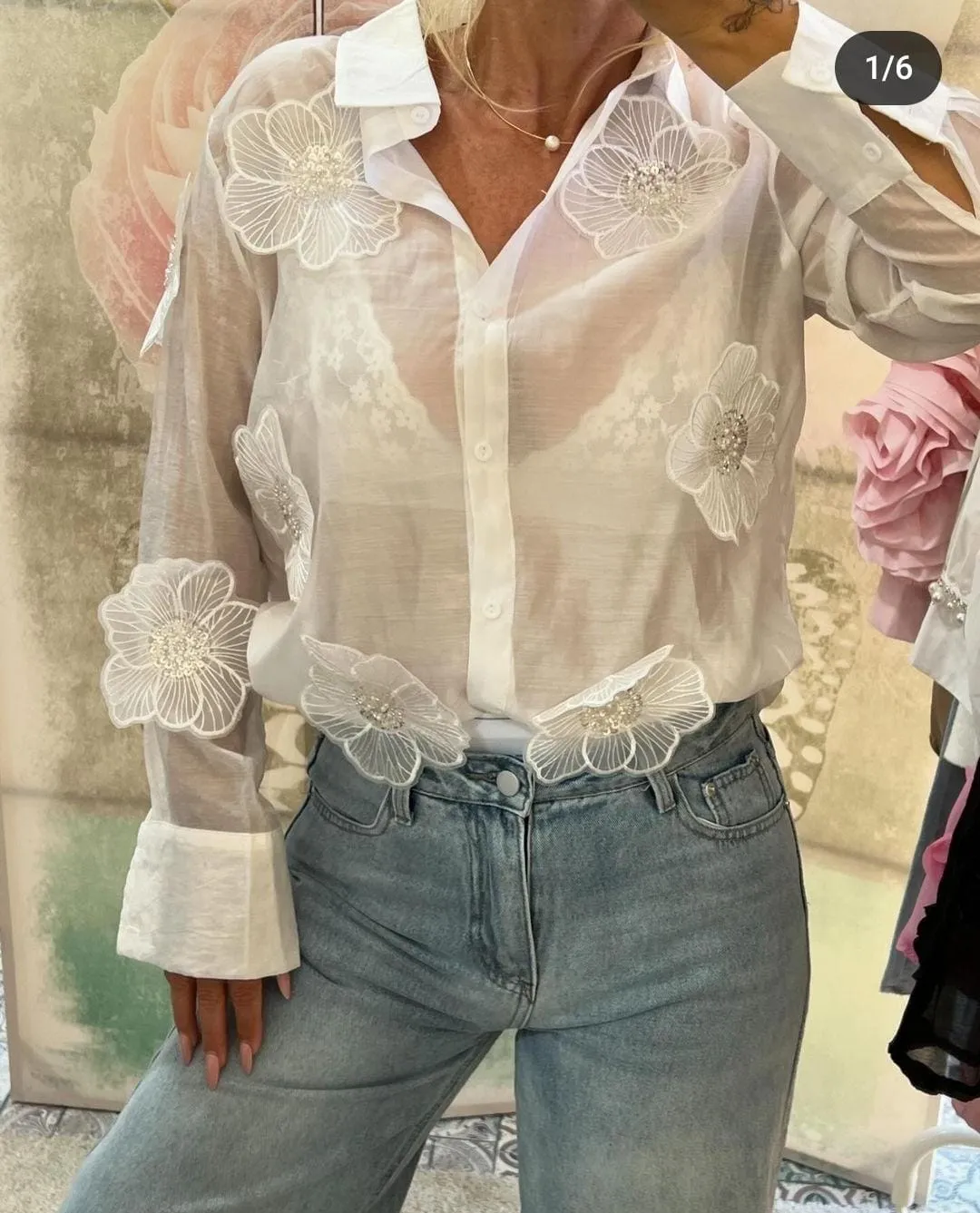 Designer flower shirt
