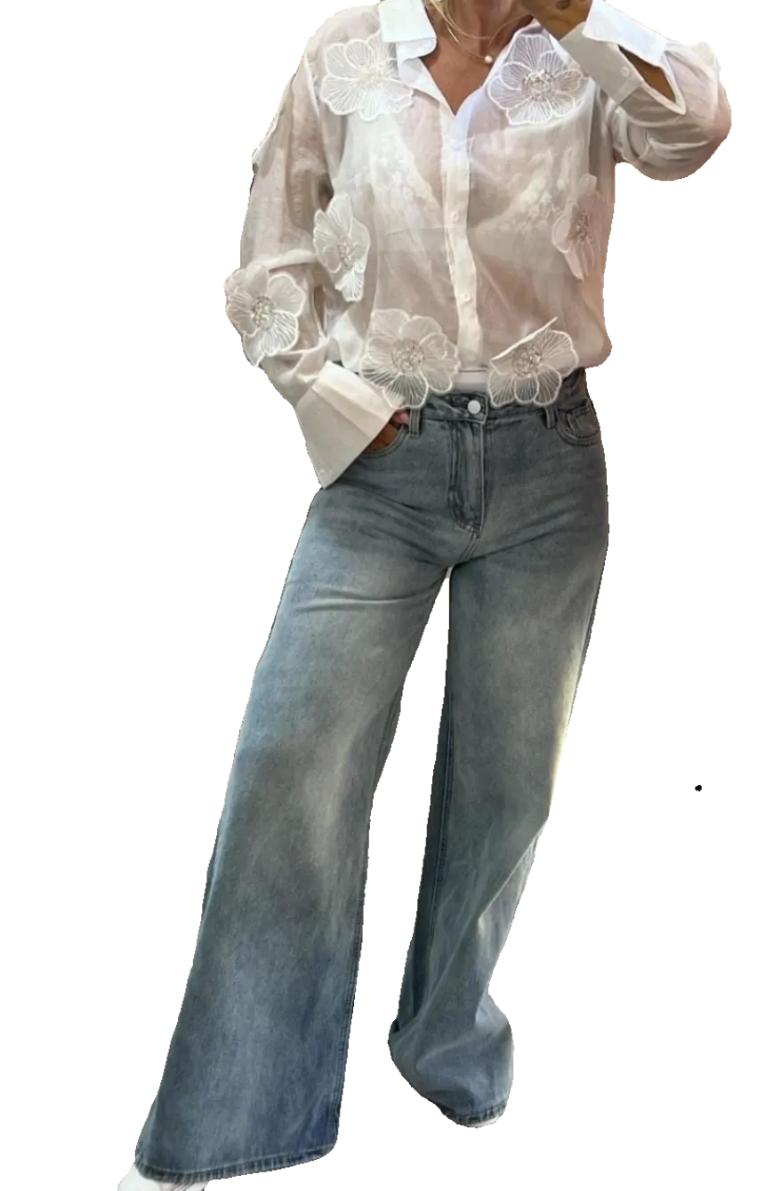 Designer flower shirt
