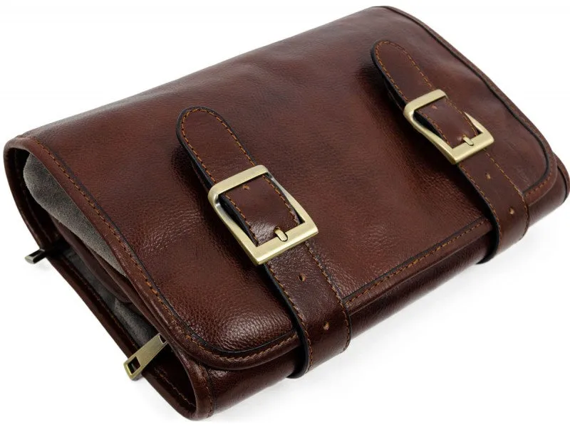 Dracula - Leather Hanging Wash Bag Toiletry Bag