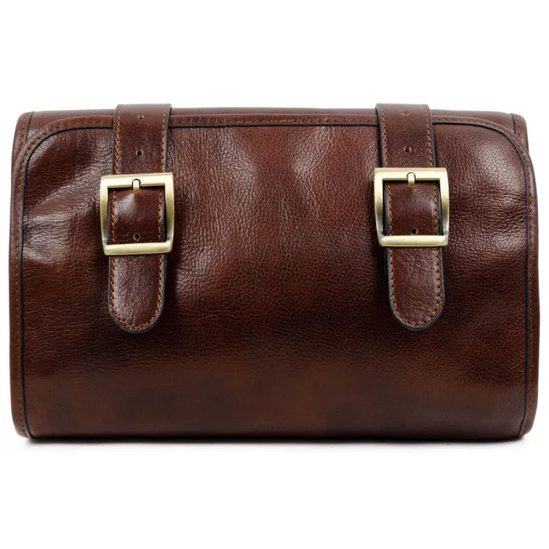 Dracula - Leather Hanging Wash Bag Toiletry Bag
