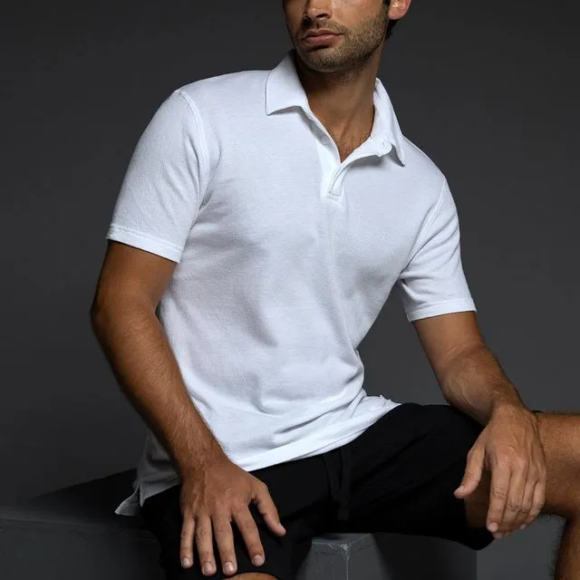 Easy Mesh Polo White