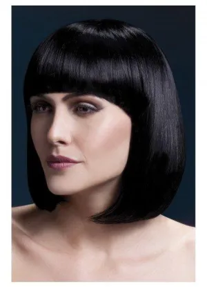 Elise Wig Sleek Bob Black