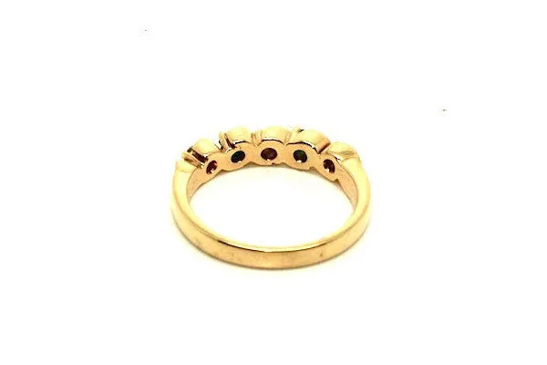 Emerald & Diamond S Style Ring Ad No.0319
