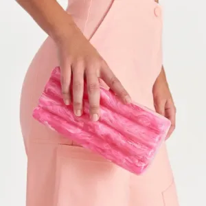Enid Clutch | Dragonfruit