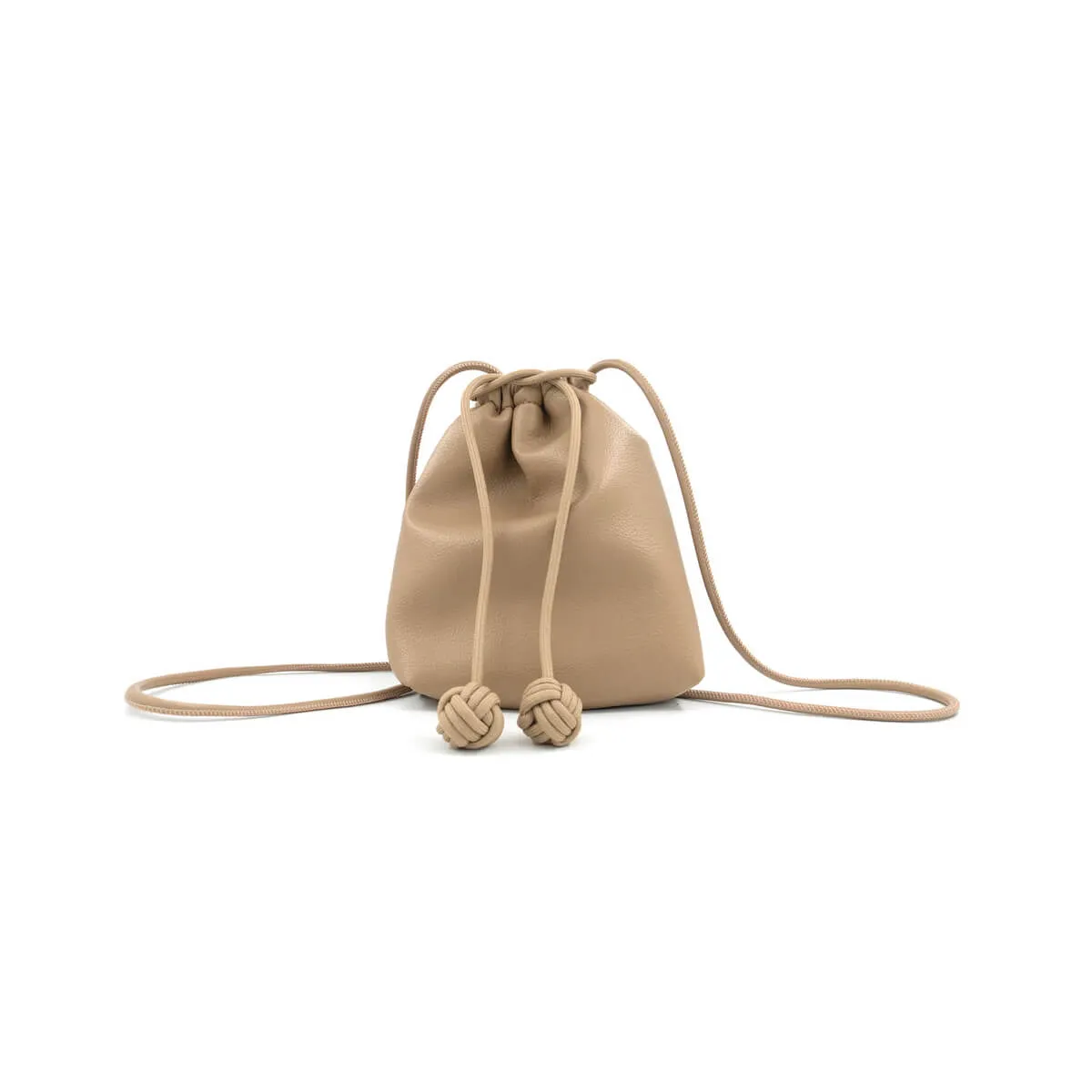 Faux Leather Cinch Mini Bag