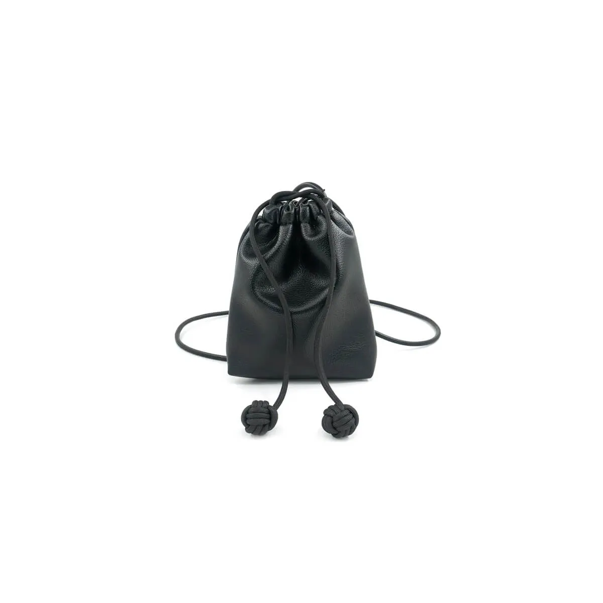 Faux Leather Cinch Mini Bag