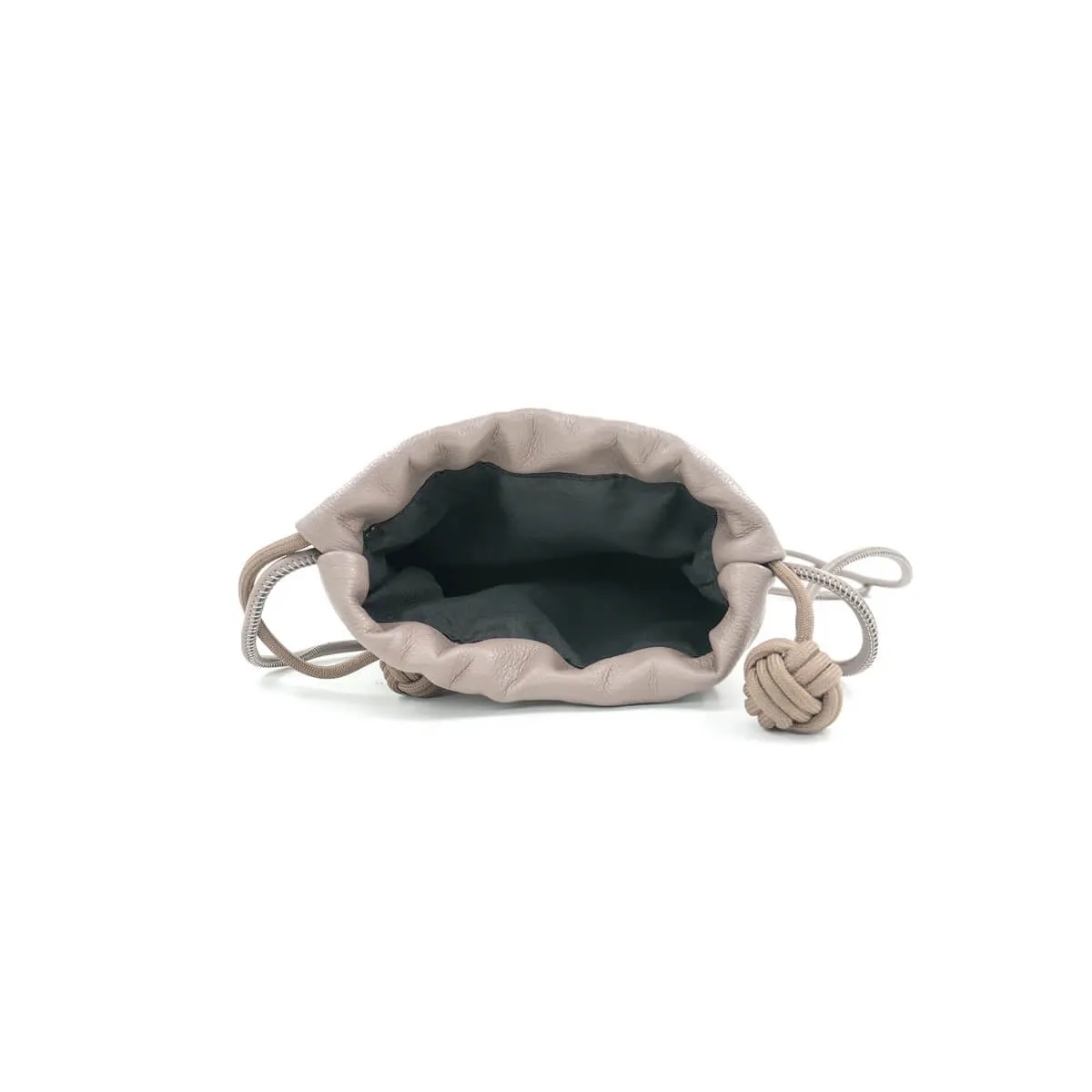 Faux Leather Cinch Mini Bag