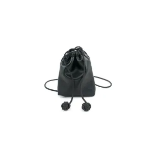 Faux Leather Cinch Mini Bag
