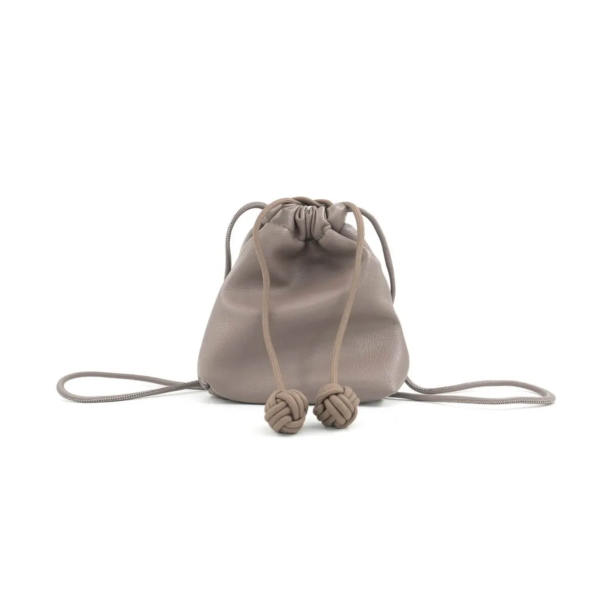 Faux Leather Cinch Mini Bag