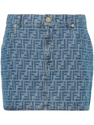 FF CHAMBRAY MINI SKIRT