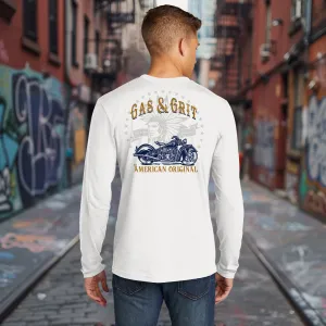 First American Long Sleeve Tee (White)