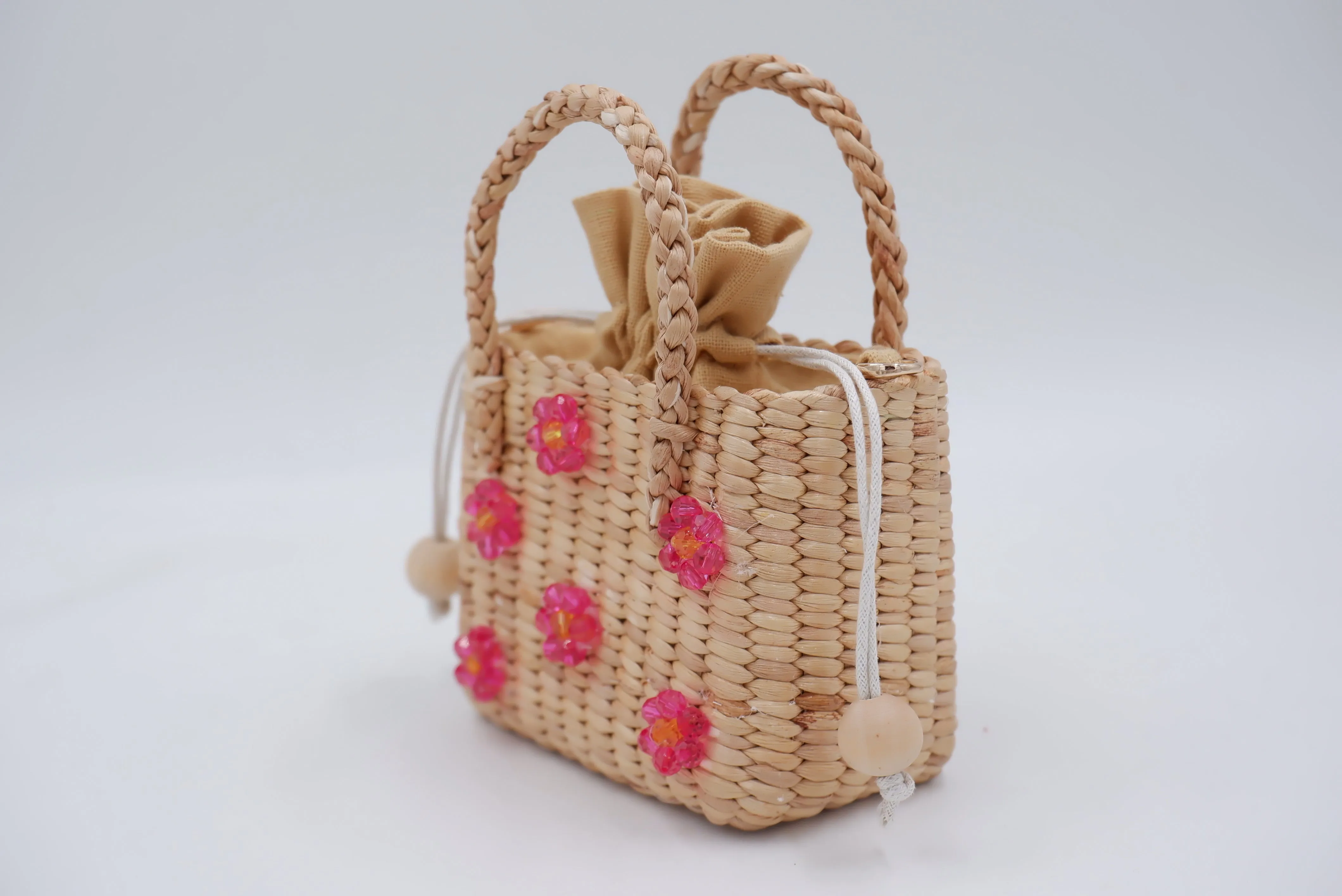 flower little girl purse