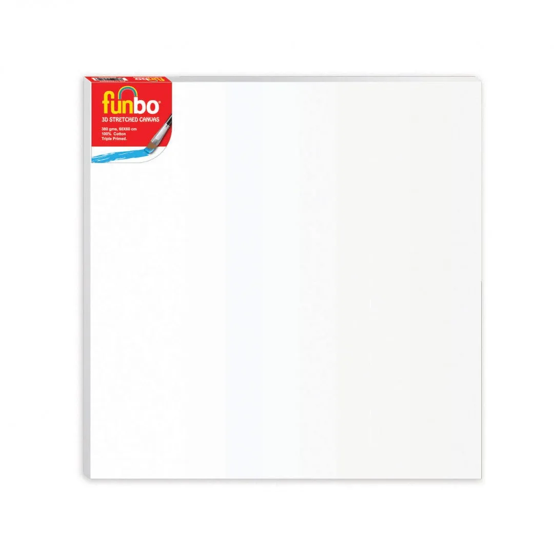 Funbo Stretched 3D canvas 380 gms 120X120 cm
