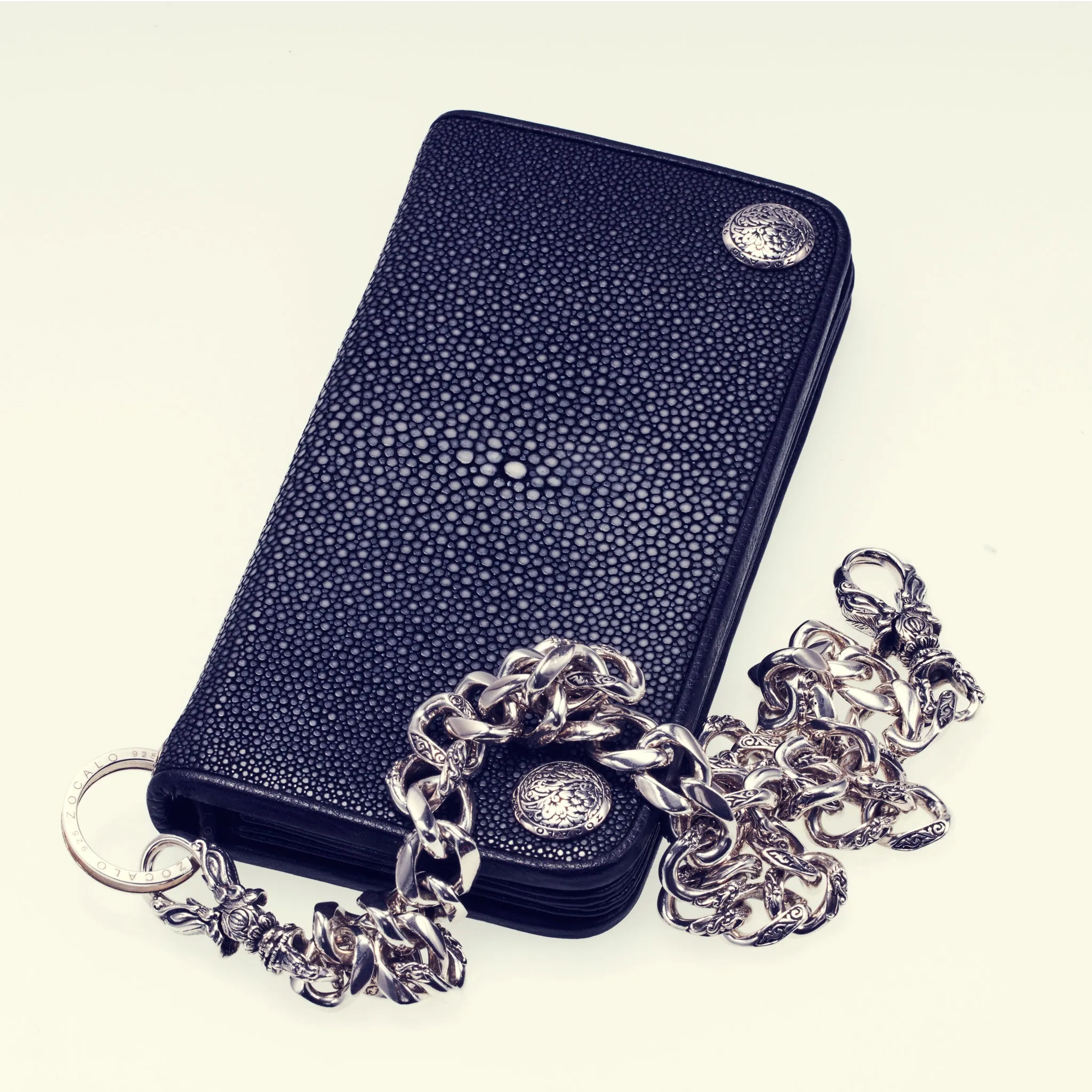 Galuchat Wallet : (L)