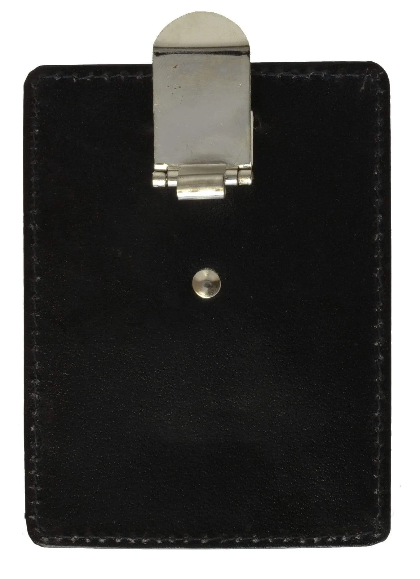 Genuine Leather Mens Money Clip w/ID Holder 262 (C)