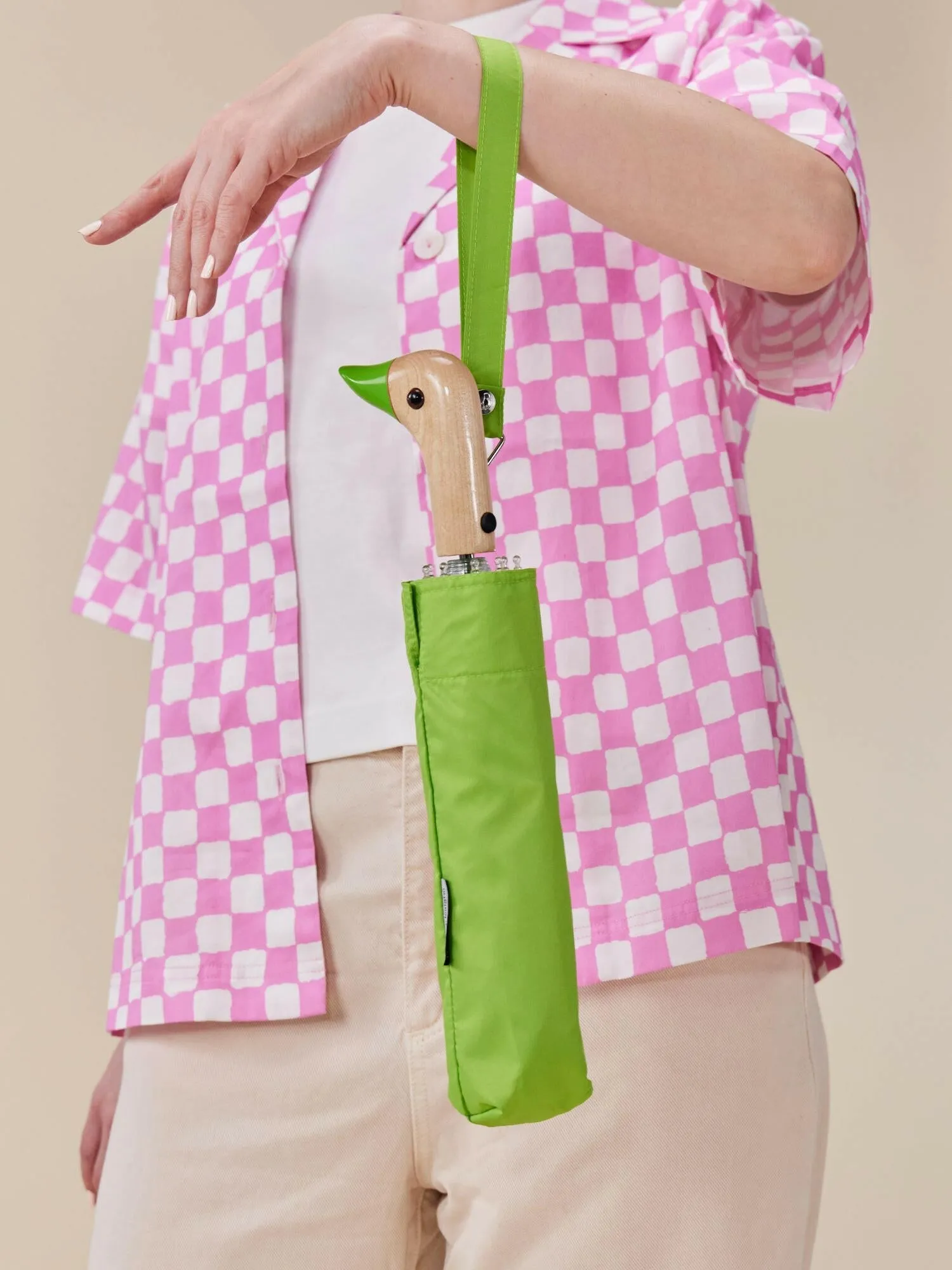 Grass Eco-Friendly Compact Duck Umbrella