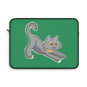 Grey Kitty Laptop Sleeve