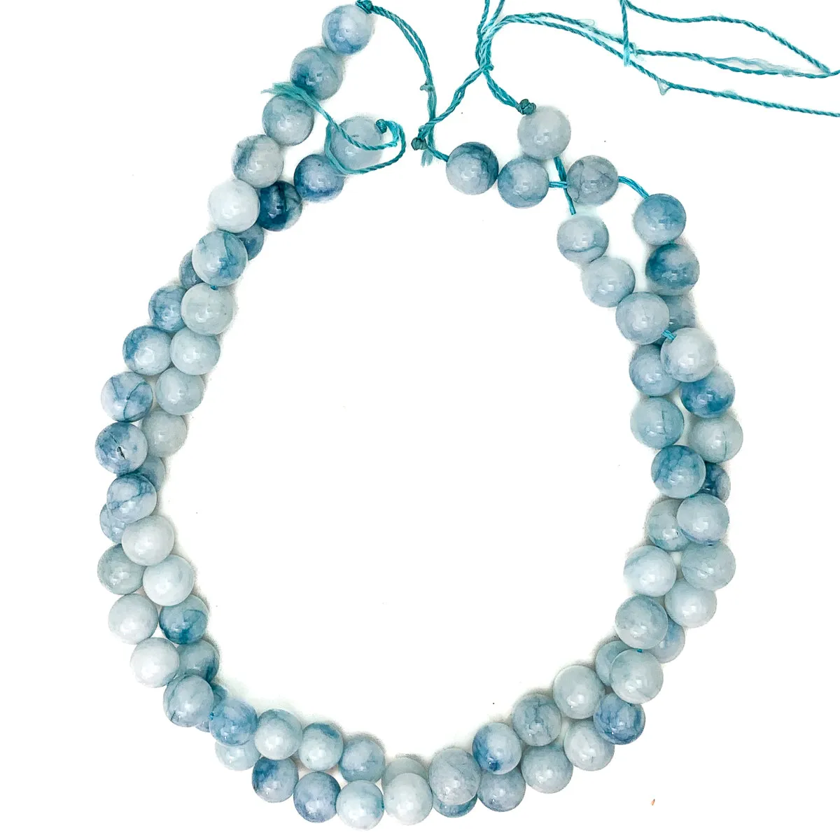 Hemimorphite 10mm Smooth Rounds Bead Strand