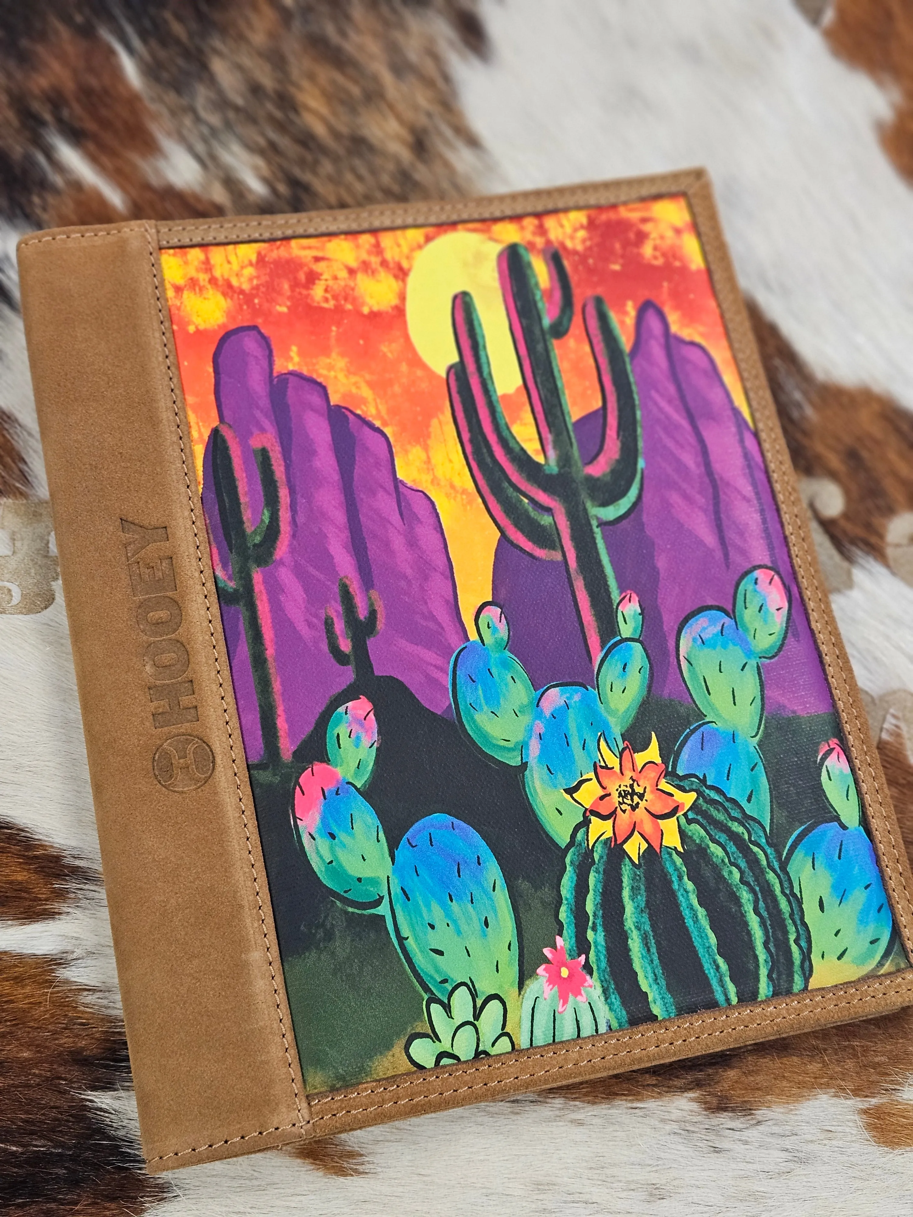 HOOEY BLAZING SUNSETS NOTEBOOK COVER