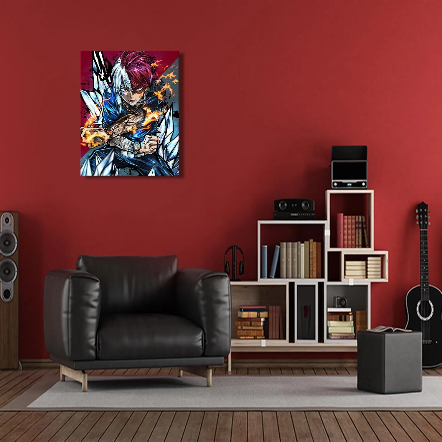 Ice & Fire Hero Canvas Wall Art