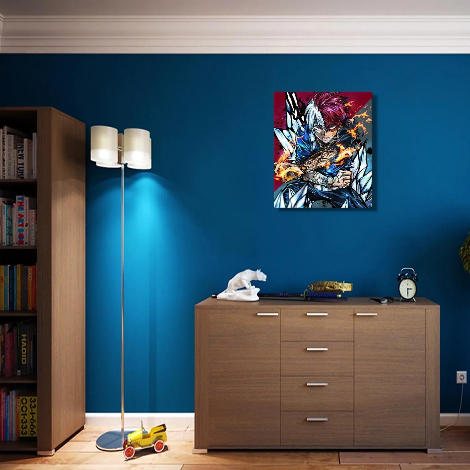 Ice & Fire Hero Canvas Wall Art