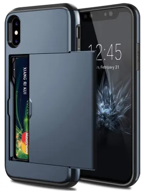 Iphone 8 Plus Case With Card Holder Armor Wallet Card